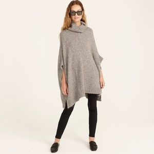 JCrew Relaxed Wool Poncho S/M NWT